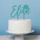 Décoration de gâteau Prénom (personnalisable) Elephant - Cake Topper