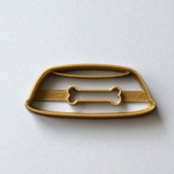 French Bulldog head cookie cutter