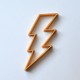 Lightning bolt cookie cutter