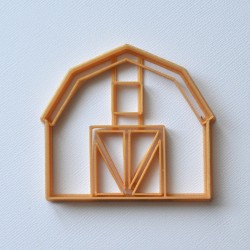 Barn cookie cutter