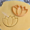 Lotus Flower cookie cutter