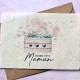 Greeting card Mother's day - seed paper
