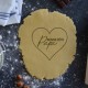 Bonne fête Papa Heart cookie cutter - Personalized with name