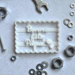 Petit Beurre "Bonne fête Papa" cookie cutter