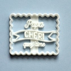 Petit Beurre "Maman Chérie" cookie cutter