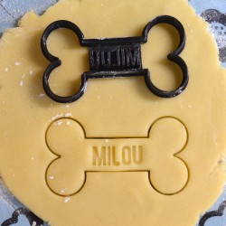 Custom dog bone cookie cutter - Personalized