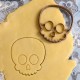 Halloween skull cookie cutter