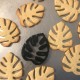 Monstera leaf cookie cutter