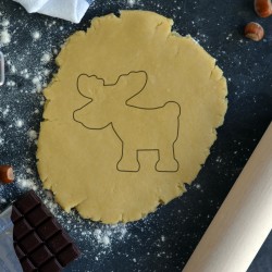 silhouette Reindeer cookie cutter