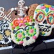 Mexican Girl Skull cookie cutter - Dia de los muertos