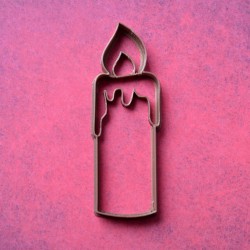 Christmas Candle cookie cutter