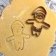 Santa cookie cutter Almond holder