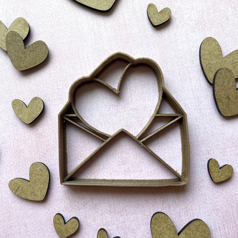 Emporte-pièce Enveloppe Coeur - La Boîte à Cookies