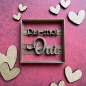 Dis-moi oui wedding cookie cutter - Square