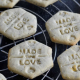 Made With Love cookie cutter