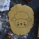 Sheep cookie cutter