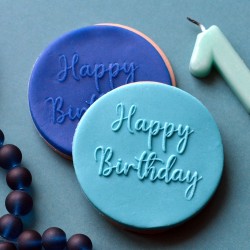 Happy Birthday Fondant Embosser