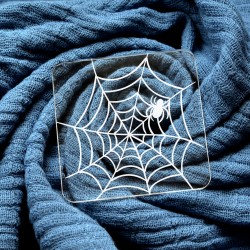 Spider web Halloween Fondant Embosser