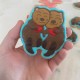 Loving otters cookie cutter