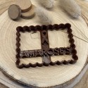 Petit Beurre Custom cookie cutter with name and ribbon - Personalized