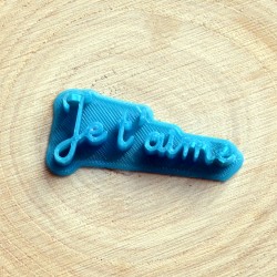 Tampon à biscuit Je t'aime