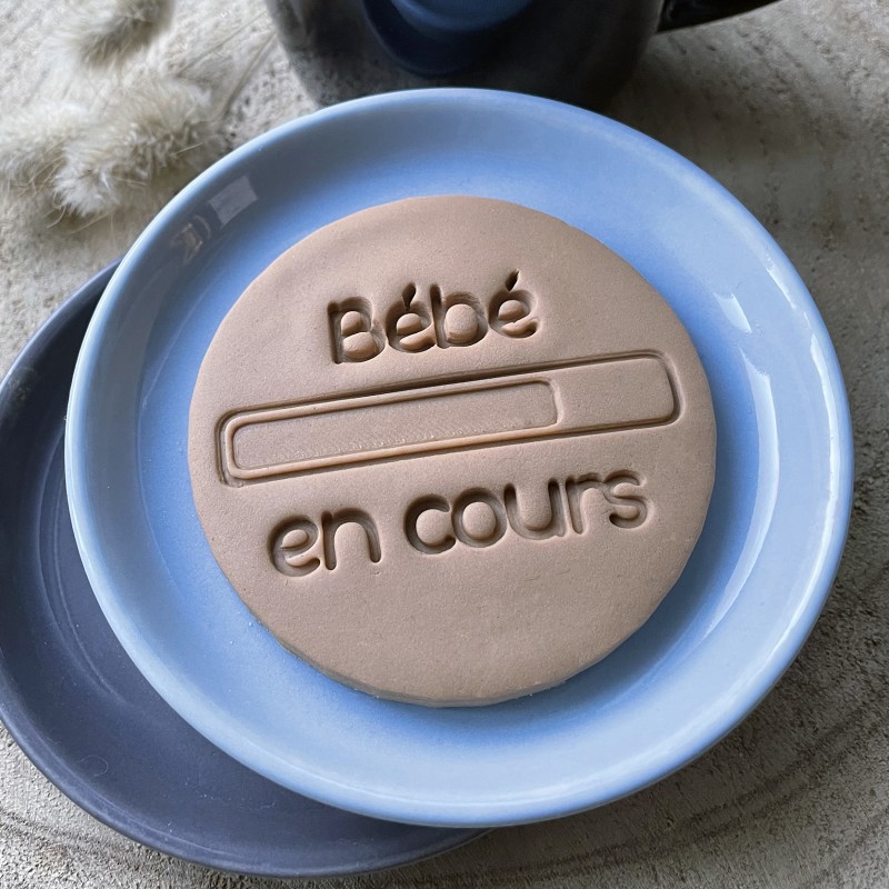 Annoncez votre grossesse avec des biscuits à message 'Bébé en route!