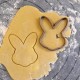 Rabbit head cookie cutter