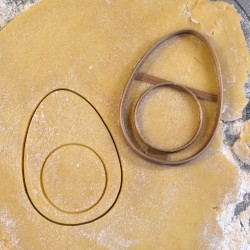 Easter egg cookie cutter