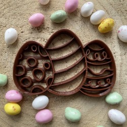 Trio Easter eggs cookie cutter