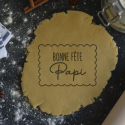Petit Beurre "Bonne fête Papi" cookie cutter