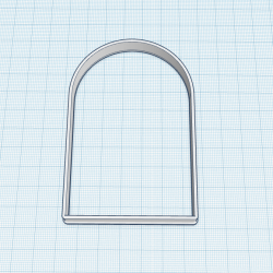 Double Arch cookie cutter