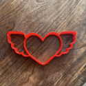 wing heart cookie cutter
