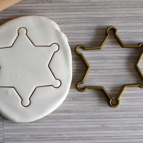 Sheriff star cookie cutter