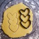 Couple hearts cookie cutter