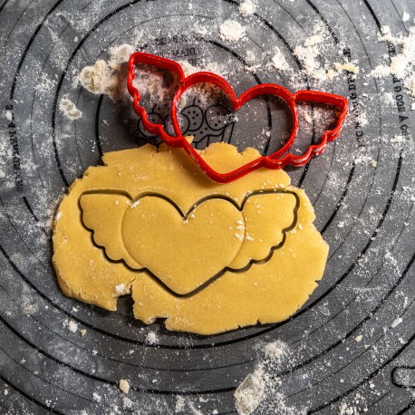 wing heart cookie cutter