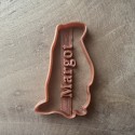 Custom Rabbit Silhouette cookie cutter