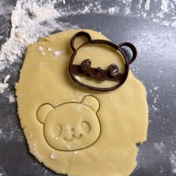 Panda cookie cutter