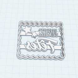 Emporte-pièce Petit Beurre Joyeuses Fêtes étoiles