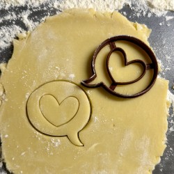 Emporte-pièce Bulle Coeur