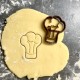 Glasses cookie cutter