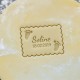 Petit Beurre Custom cookie cutter with name and flower - Personalized