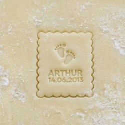 Emporte-pièce Petit Beurre Pieds personnalisable