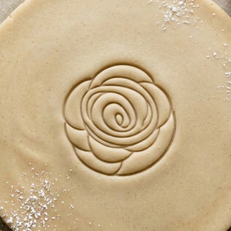 Tampon à biscuit Rose