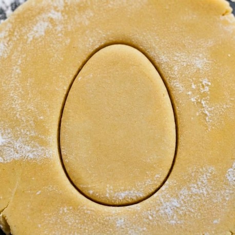 Easter egg cookie cutter