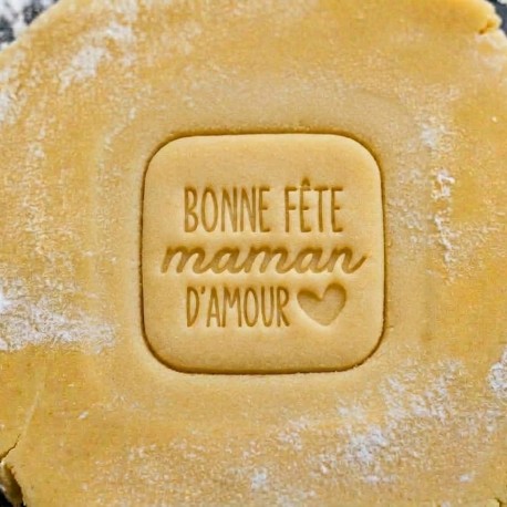Petit Beurre "Bonne fête Maman" cookie cutter