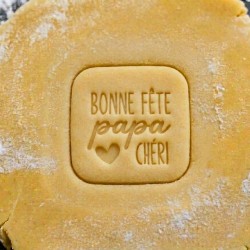 "Bonne fête Papa" cookie cutter