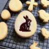 Rabbit Easter egg cookie cutter