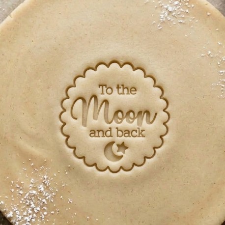 To the Moon and back cookie cutter