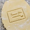 Petit Beurre "Bonne fête Maman" cookie cutter