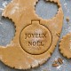 Christmas ornament "Joyeux Noël" cookie cutter